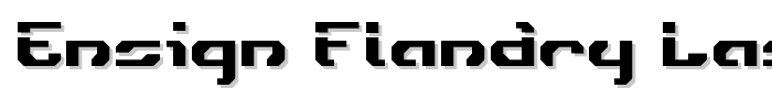 Ensign Flandry Laser font